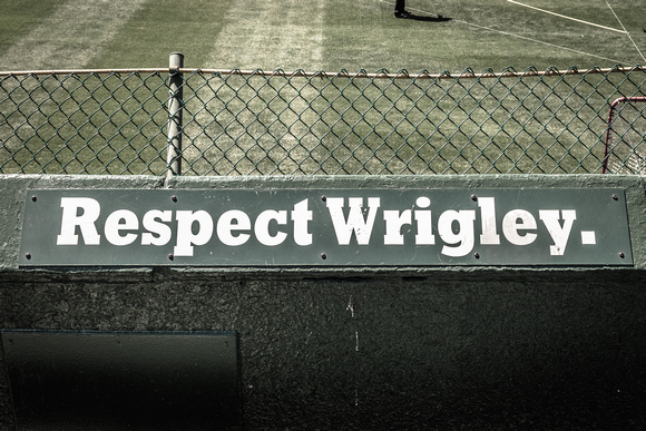 Respect Wrigley.